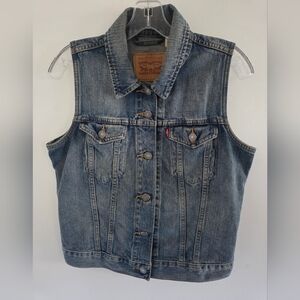 Levi's Blue Denim Vest
